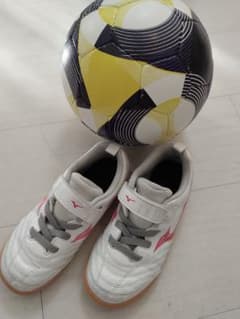 Mizuno フットサルシューズ サッカーボール セット 子供用のサムネイル