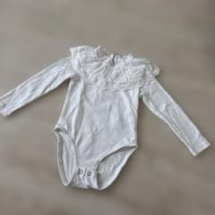 ZARA ベビー ロンパース ホワイト 9-12ヶ月 80cmのサムネイル