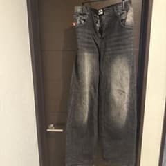 9090 デニムパンツ ブラック ケミカルウォッシュ 9090s デニムパンツ ブラック ケミカルウォッシュ - メルカリ