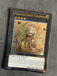 極美品】 クイーンマドルチェ・ティアラミス 1st 遊戯王 レリーフ 英語
