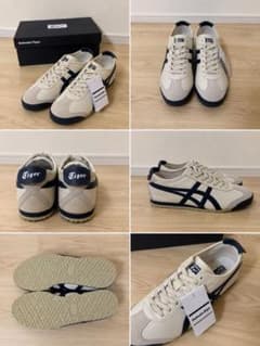 Onitsuka Tiger 운동화 아이보리 / 네이비