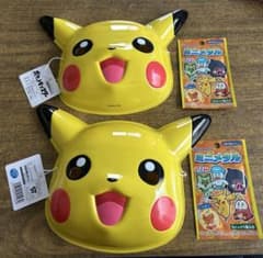 ポケモン ピカチュウ お面 2枚 ポケモンミニメタル 2パック セット