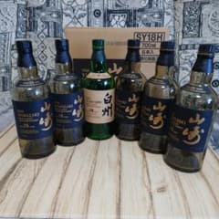 山崎18年空瓶 5本 白州18年空瓶 1本 空瓶セットのサムネイル