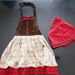 赤ずきんエプロン♡三角巾セットのサムネイル