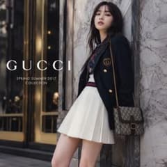 【新品未使用タグ付】GUCCI シェリーライン プリーツスカート白 M 新品未使用タグ付】GUCCI シェリーライン プリーツスカート白 M - メルカリ