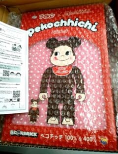 BE@RBRICK ペコちゃん × モンチッチ 100% 400% セット 新品