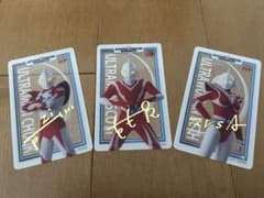 ウルトラマン　60周年記念展　クリアカード　3枚セット　チャック　スコット　ベスのサムネイル