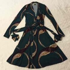 ISSA LONDON シルク ジャージー ワンピース 長袖のサムネイル