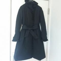 【美品・タグ付】エムプルミエ ブラック コートのサムネイル