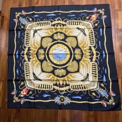 エルメス　海洋テーマ スカーフ 90cm Hermès 海洋テーマ スカーフ 約90cm - メルカリ