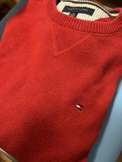 Tommy Hilfiger XL レッド クルーネックニットのサムネイル