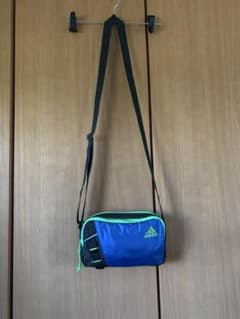 adidas ショルダーバッグ ブルー×ブラックのサムネイル