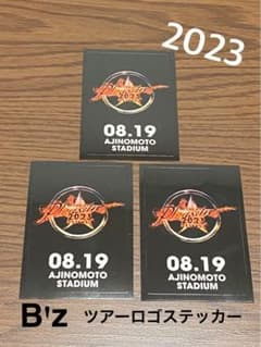 B'z 8/19ツアーロゴステッカー３枚セットのサムネイル