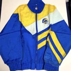 Los Angels RAMS デッドストック ナイロンジャケット Los Angels RAMS デッドストック ナイロンジャケット | Mercari