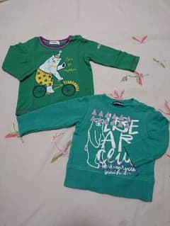 《値下げ》ロンT トップス 男の子 2枚セット 80のサムネイル