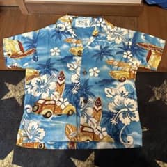 KY'S ハワイアンプリント 半袖シャツ　キッズ　アロハのサムネイル