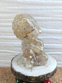 GOLD✧仏陀✧オルゴナイト♥睦月さま♥おまとめ♥専用です ゴールドルチルクォーツのまどろむ仏様形オルゴナイト☆ - メルカリ