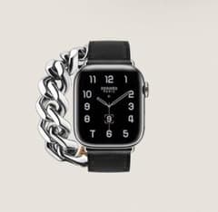 Apple WatchHERMESドゥブルトゥールグルメットブラック41㎜のサムネイル