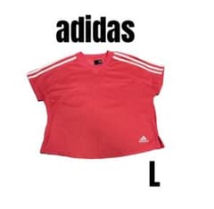 【adidas アディダス】美品　半袖Tシャツ　スポーツウェア　レディース　L