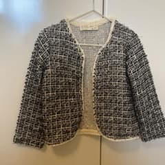 ZARA ツイードカーディガン　110cmのサムネイル