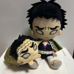 キャラクターぬいぐるみ二体セット　鬼滅の刃　悲鳴嶼のサムネイル