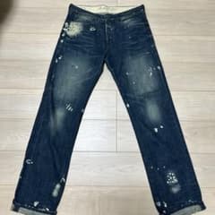 Levi's Made & Crafted 페인트 가공 데님 W31