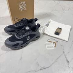 【正規品】LOEWE × On CloudSoloスニーカー ブラック 26.5