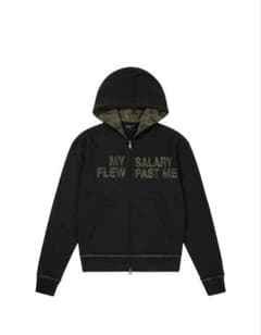 AAKAM　Contrast Patch Zip-Up Hoodie