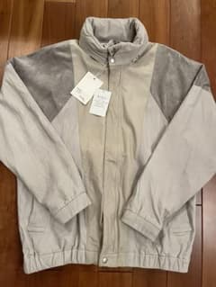 値下 sisii track jacket dusty gray レザー 未使用 - メルカリ