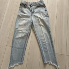 PAGEBOY フリンジ裾 ストレートデニムのサムネイル