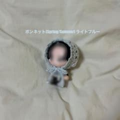 ソフビ ボンネット(S/S) ライトブルー 服 帽子 snowman すのチルのサムネイル