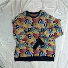 SUPREME 19AW Scatter Text Crewneck XLサイズのサムネイル