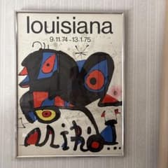 ミロ 展示ポスター louisiana 1974 ミロ 展示ポスター louisiana 1974 - メルカリ