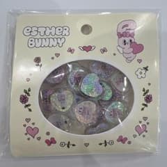 ESTHER BUNNY エスターバニーおはじき風シール10柄20ピースクリームのサムネイル
