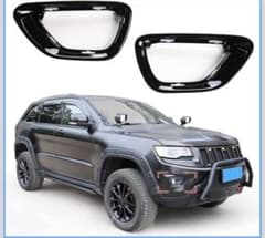 テ*ア様 Jeep Grand Cherokee フォグライトカバー 新品 ブラのサムネイル