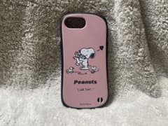 スヌーピー iPhone16e 17e スマホケース くまのぬいぐるみ - 3