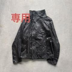 - archive leather jacket gimmick ハイネック archive leather jacket gimmick ハイネック - メルカリ