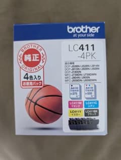 ブラザー工業 LC411-4PK 4色パック 黄色開封ずみのサムネイル