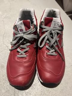New Balance 576 レッド スニーカーのサムネイル