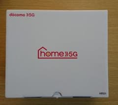 NTTドコモ SHARP home 5G HR01 ダークグレーのサムネイル