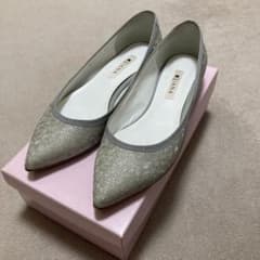 DIANA フラットシューズ シルバー 24cmのサムネイル
