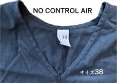 NO CONTROL AIR カットソー　黒　サイズ38のサムネイル