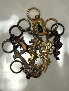 お土産　龍　剣　キーホルダー　7本のサムネイル