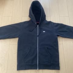 Supreme small box Logo パーカー ブラックのサムネイル