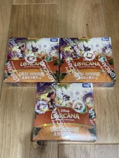 Disney Lorcana 未知なる彼方へ ブースターBOX 3個セット - メルカリ