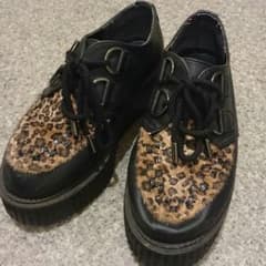 厚底ラバーソール 豹柄のサムネイル