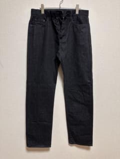 【美品】ユニクロ✖️HELMUT LANG ブラック ストレートデニム 33のサムネイル