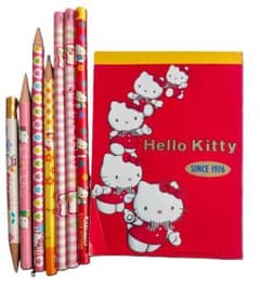 ☆Hello Kitty 鉛筆7本＋メモ帳 平成レトロ☆USED - メルカリ