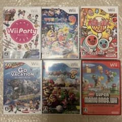 Wii カセットセット 6枚 - メルカリ