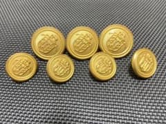 J.PRESS  ジェイ・プレス  メタル金ボタン  クレスト  9個セットのサムネイル